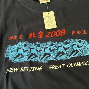 100% Men’s XL T Shirt Beijing Olympics